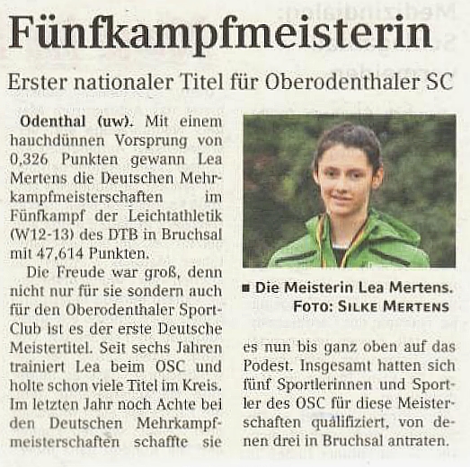 Presseartikel Bergisches Handelsblatt, Ausgabe vom 23.10.2016